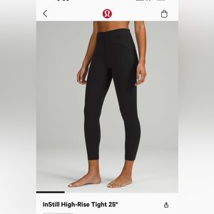lululemon instill high-rise tight 25”